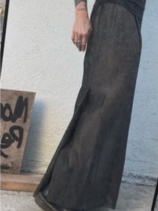 Yohji Yamamoto — Made in France Dresses & Skirts - Vtg 90s Yohji Yamamoto Edgy Asymmetrical Archival Wrap Skirt Made in France (S)